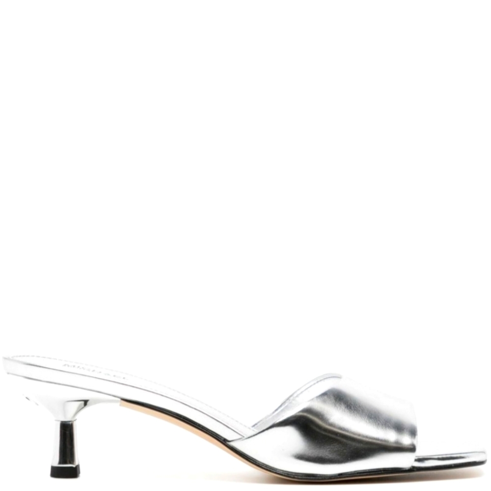 Michael Kors silver kitten heels